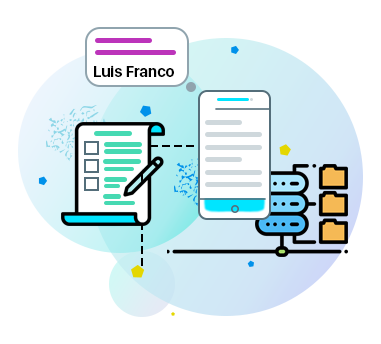 Recolección de Datos. Agrega información de clientes a una base de datos